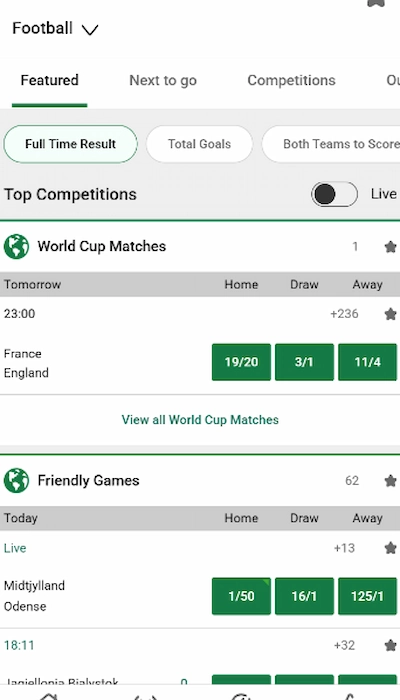 unibet football betting