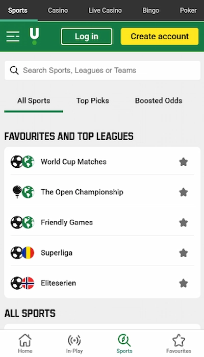 Unibet - live