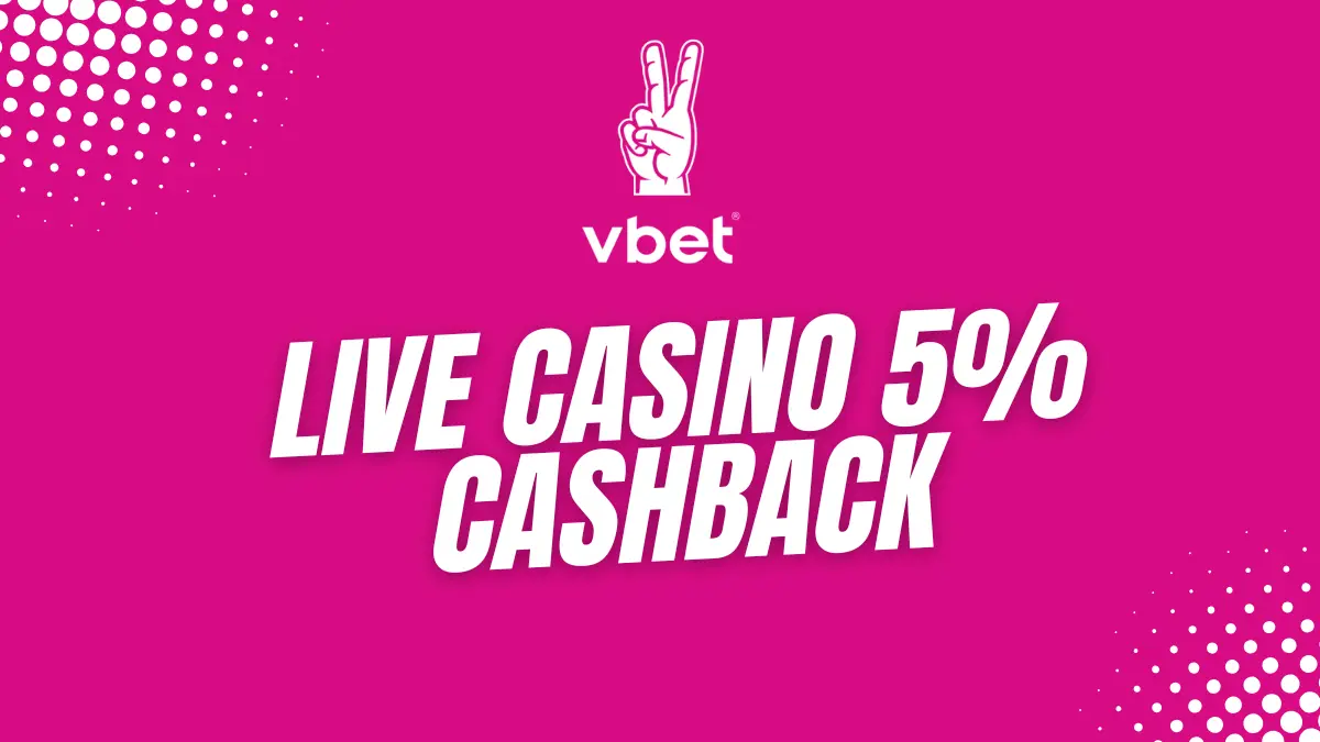 'Live Casino 5% Cashback If You End The Week Down'