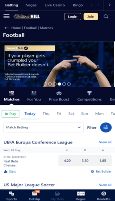 William Hill sports betting