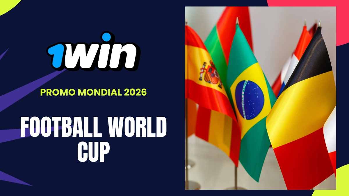 Promotion Coupe du Monde 1win - Football World Cup
