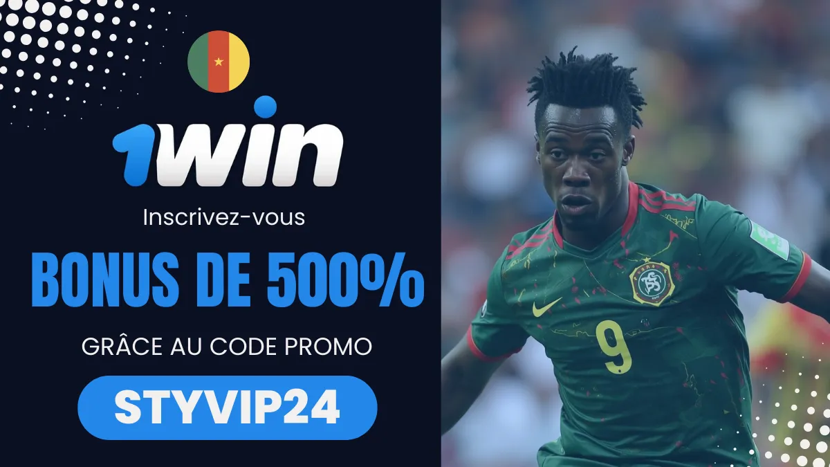 Bonus de bienvenue 1WIN Cameroun
