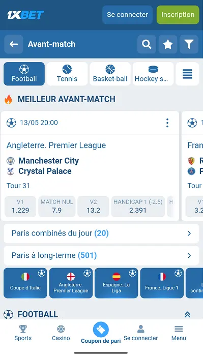 Football 1XBET Afrique