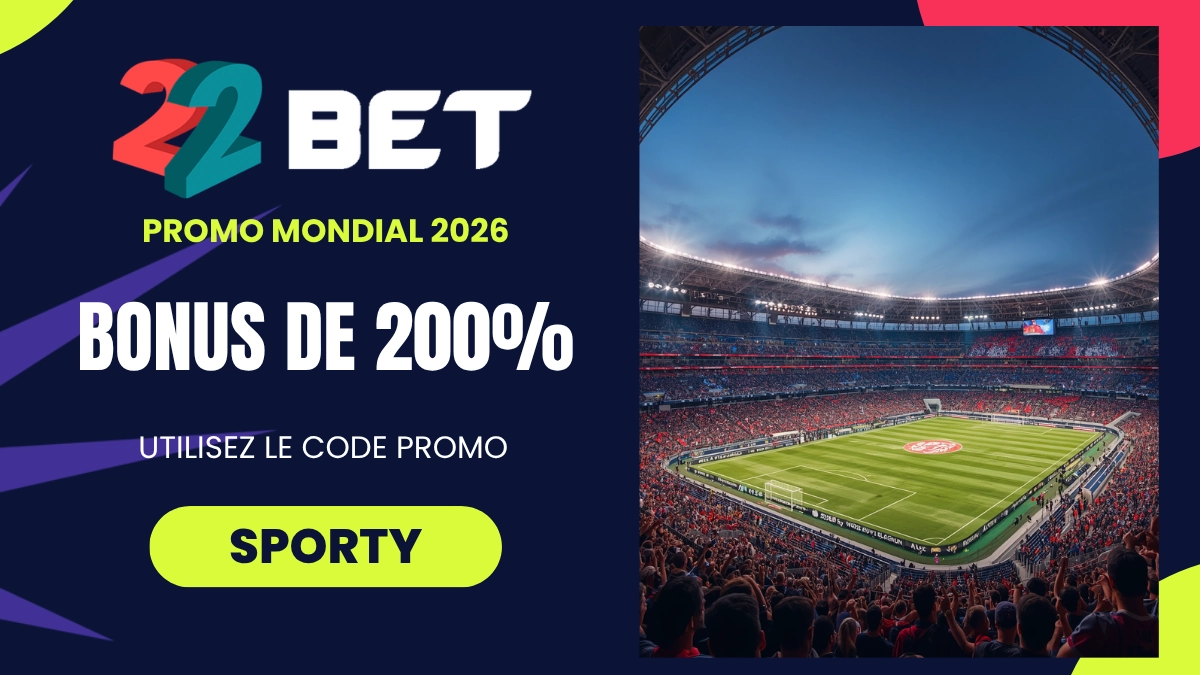 Promotion Coupe du Monde 22Bet Afrique