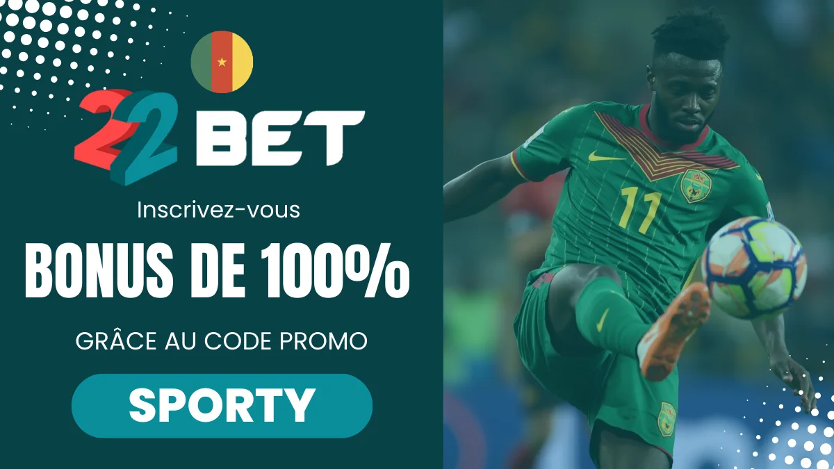 Bonus de bienvenue 1XBET Cameroun