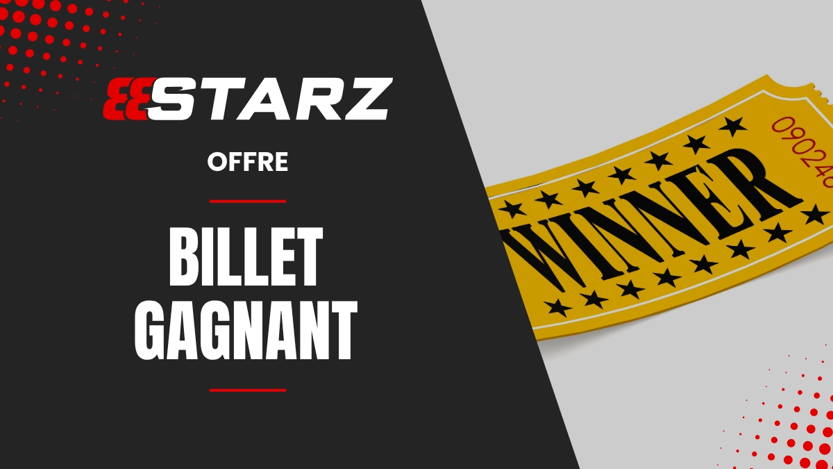 Promotion 888starz - Billet gagnant