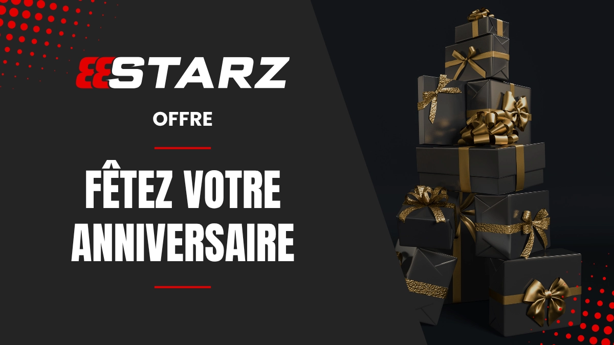 Promotion 888Starz - Fêtez votre anniversaire