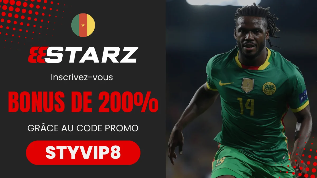 Bonus de bienvenue 888Starz Cameroun