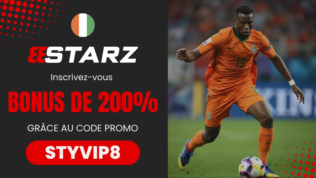 Bonus de bienvenue 888Starz Côte d'Ivoire