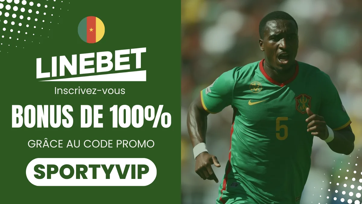 Bonus de bienvenue Linebet Cameroun
