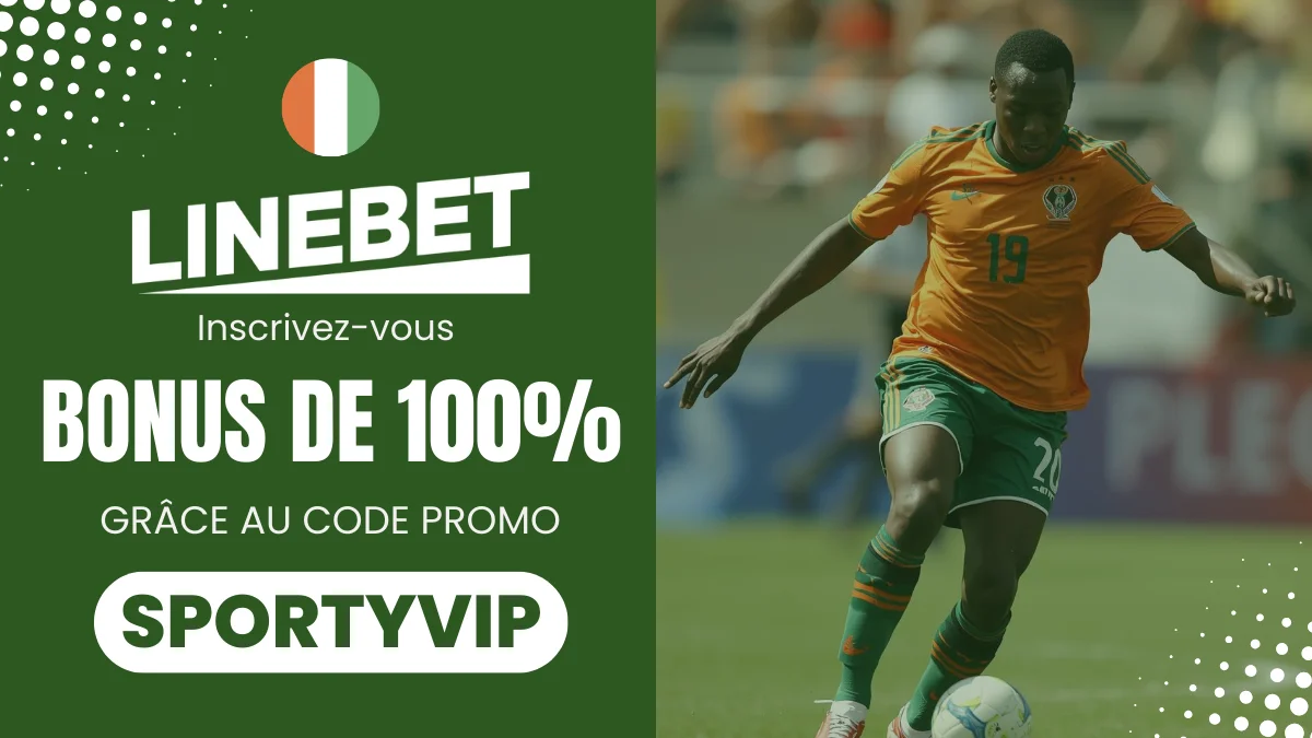 Bonus de bienvenue Linebet Côte d'Ivoire