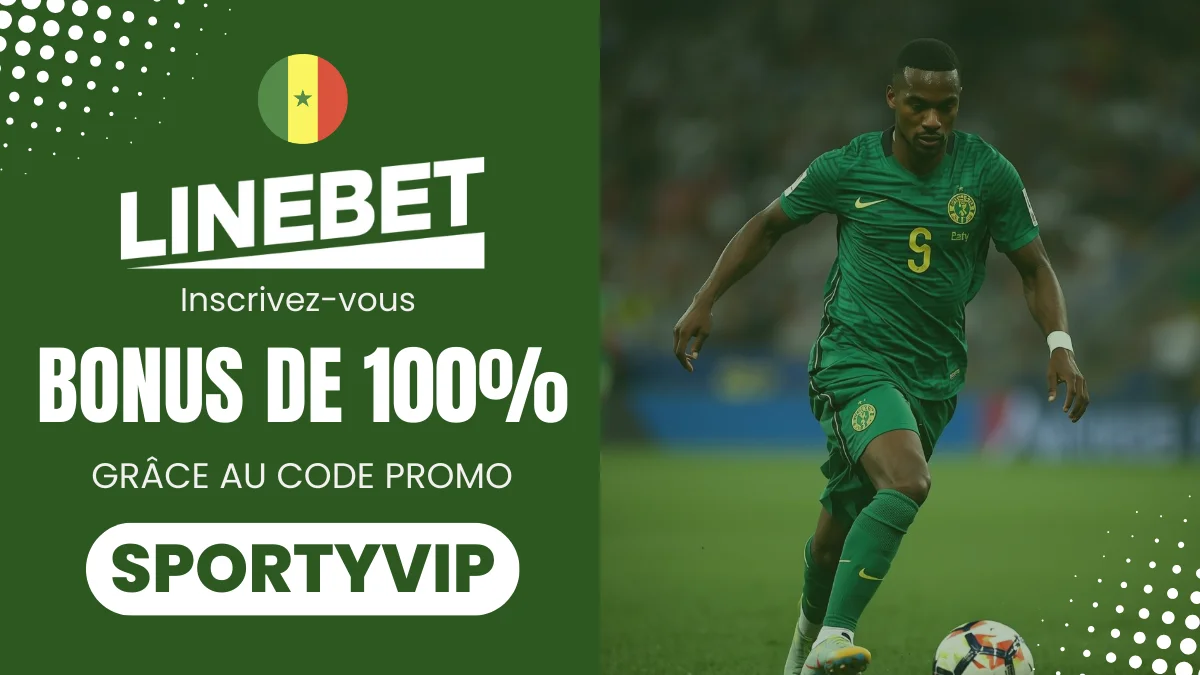 Bonus de bienvenue Linebet Sénégal