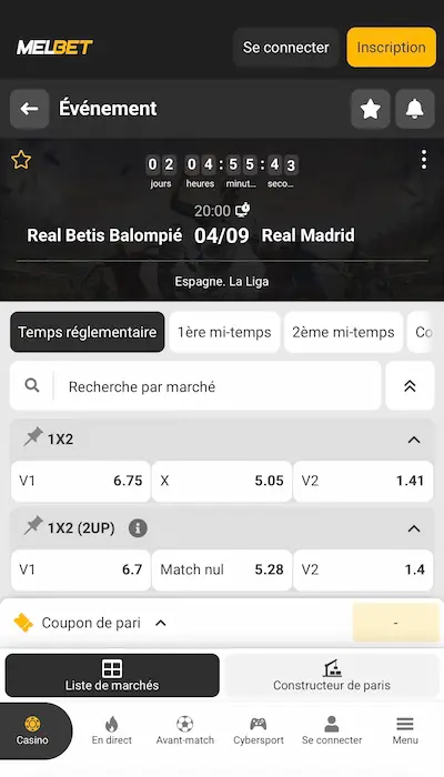 App Melbet - 2