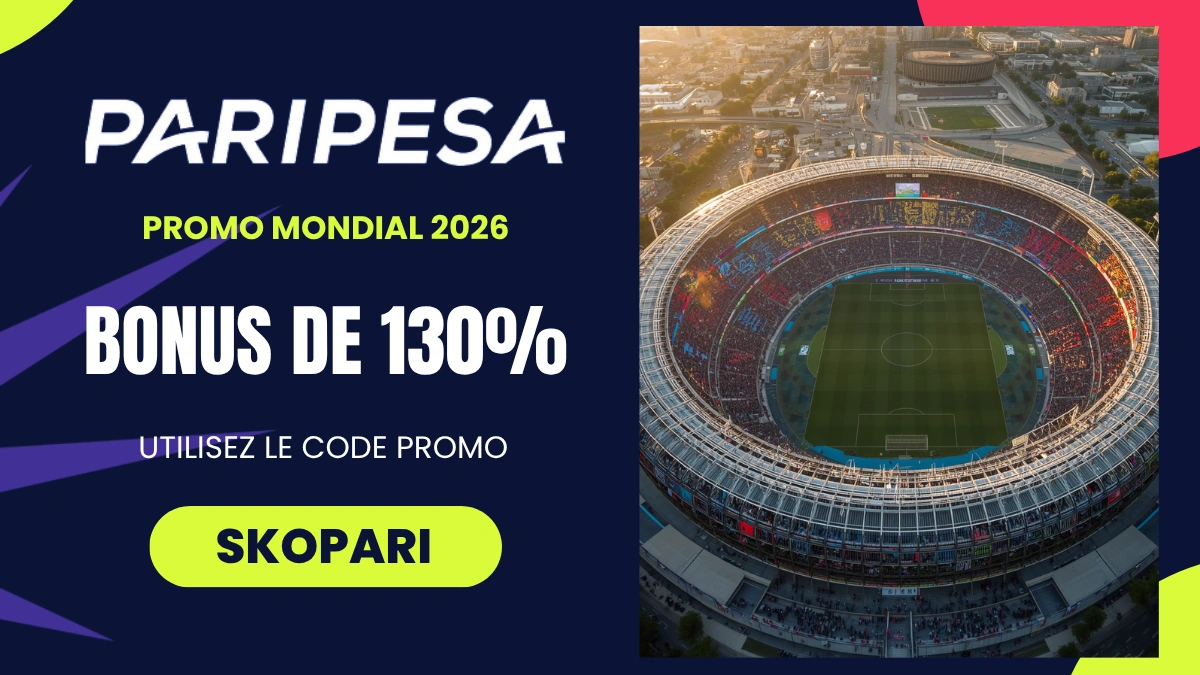 Promotion Coupe du Monde Paripesa Afrique