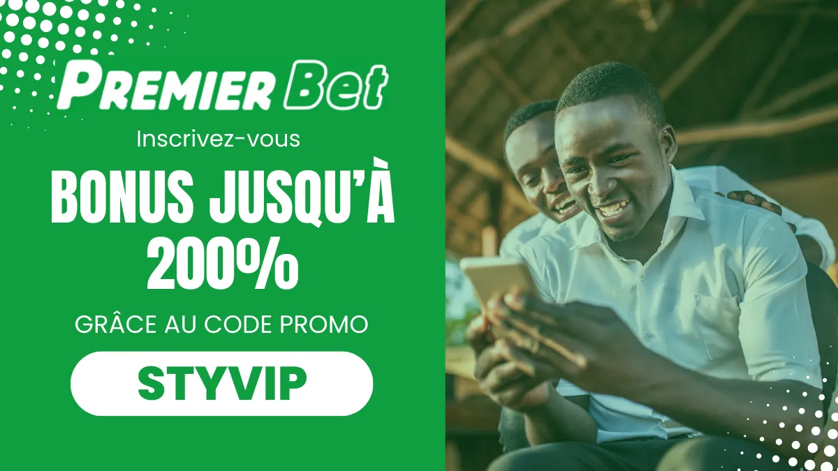 Bonus de bienvenue Premier Bet Afrique