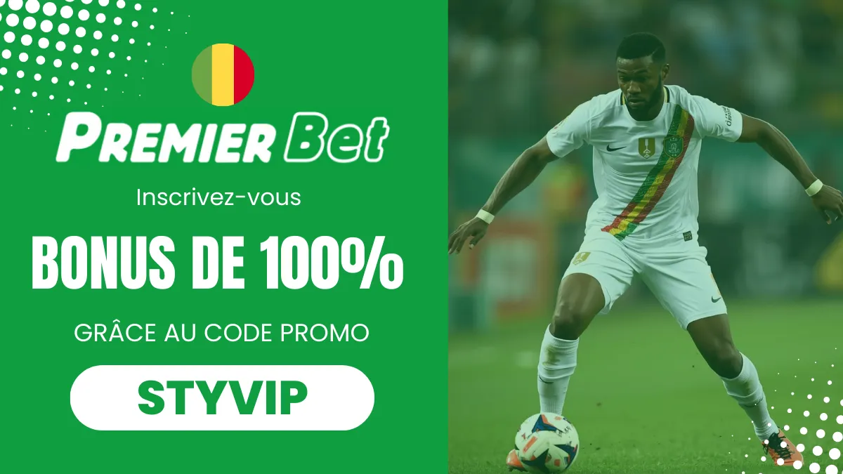 Bonus de bienvenue Premierbet Mali