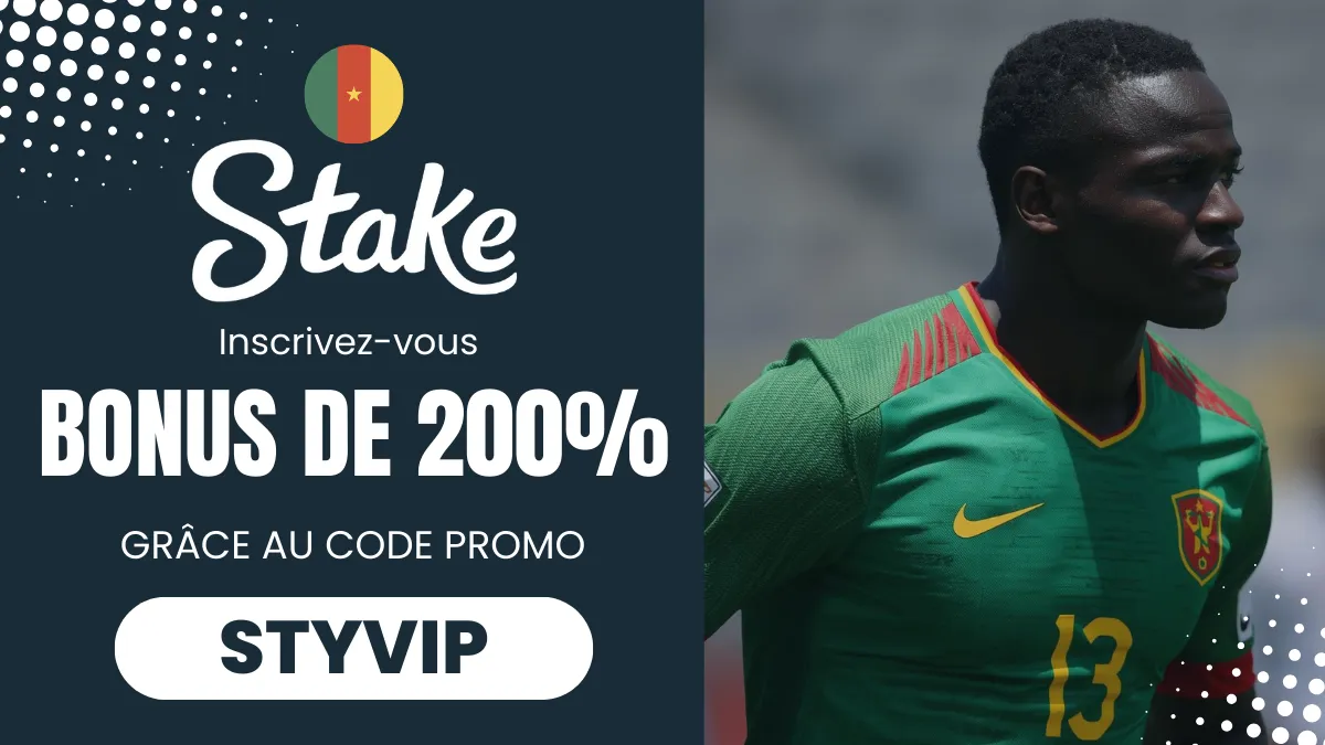 Bonus de bienvenue Stake Cameroun