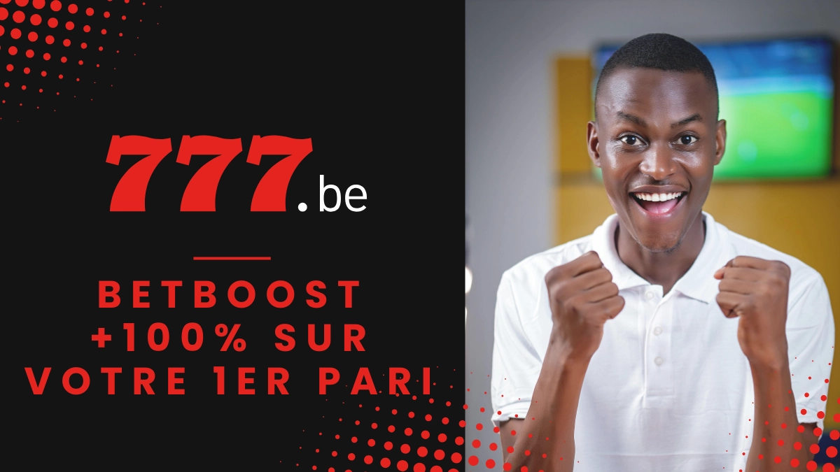 Bet777 - Boost 100% premier pari
