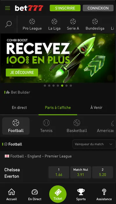 Code Promo Bet777 Belgique - 1