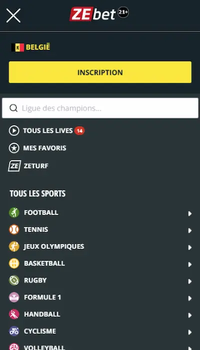 Code Promo ZEbet Belgique - 2