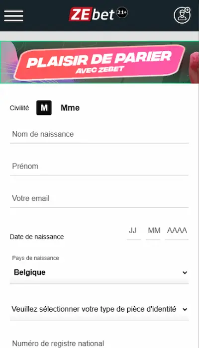 Code Promo ZEbet Belgique - 3