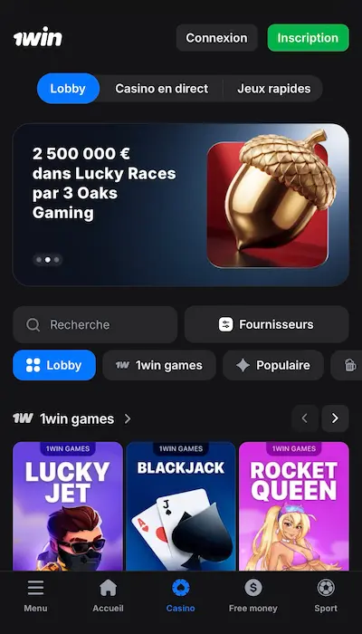 Bonus 1win Casino Canada - 1