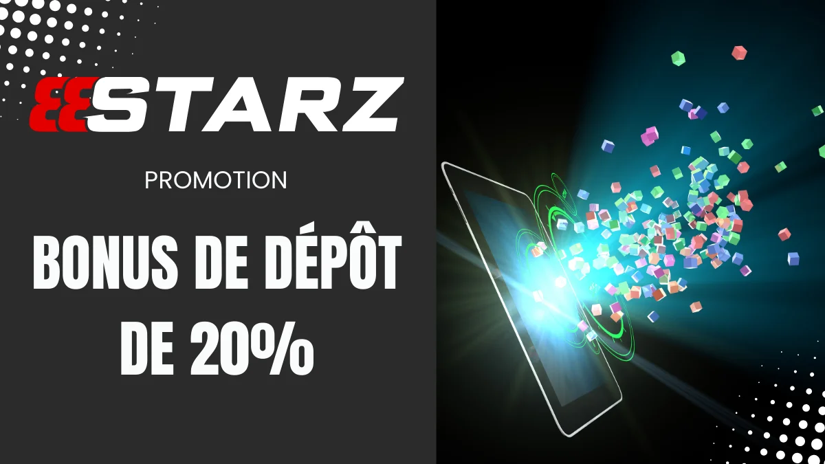 Promotion 888Starz - Bonus de dépôt de 20%