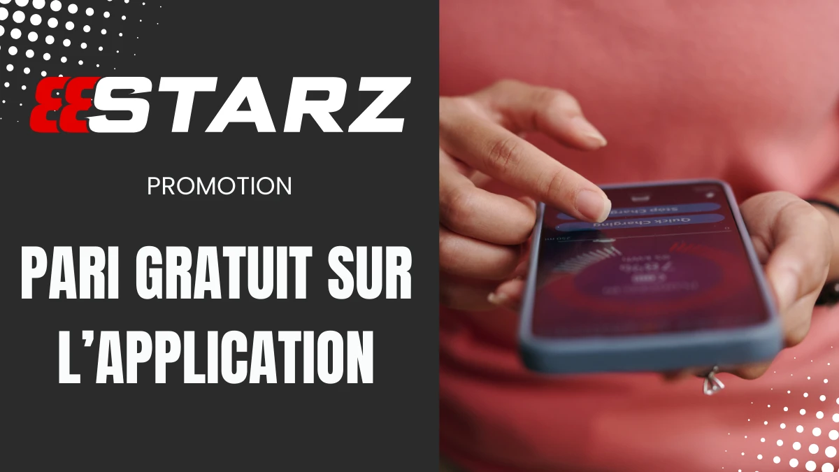 Promotion 888Starz - Pari gratuit application
