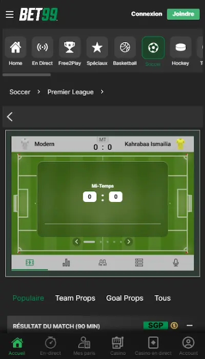 Live Bet99 Canada