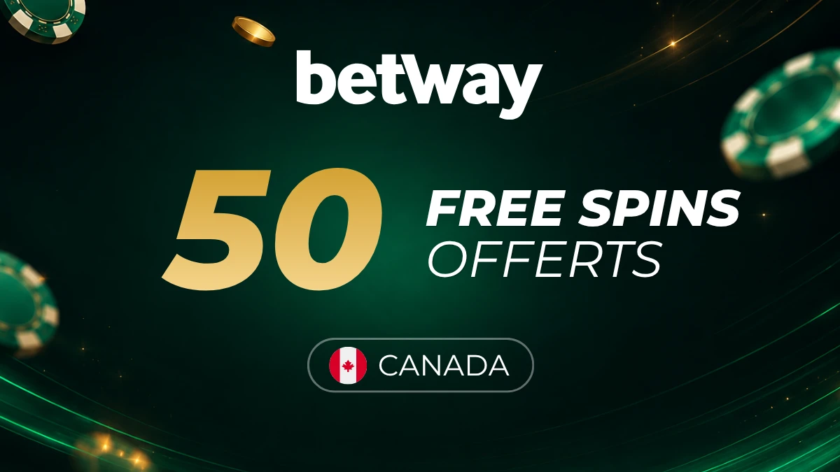 50 Free spins - Betway Casino Canada