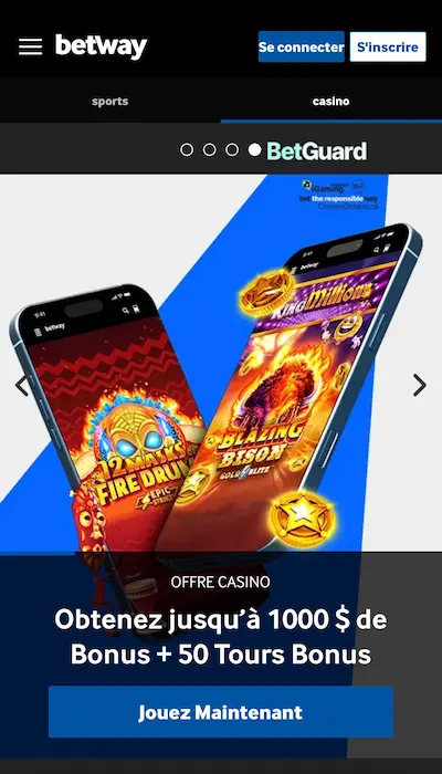 Bonus Betway Casino Canada - Home