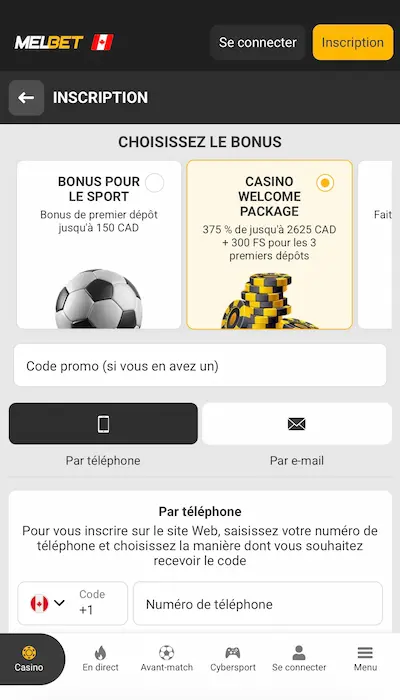 Bonus Melbet Casino Canada - 3