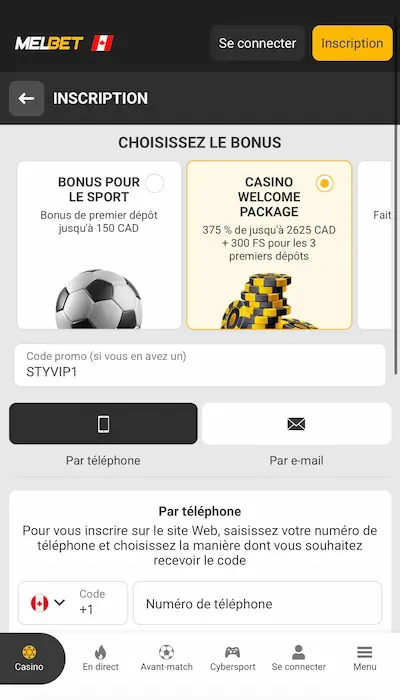 Bonus Melbet Casino Canada - 4