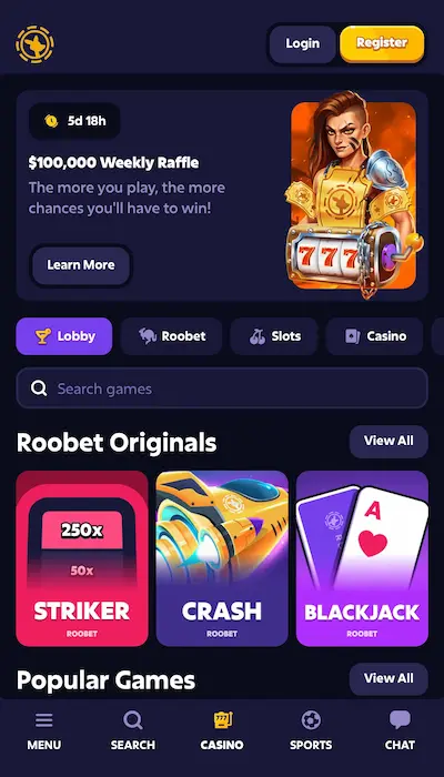Bonus Roobet Casino Canada - 1