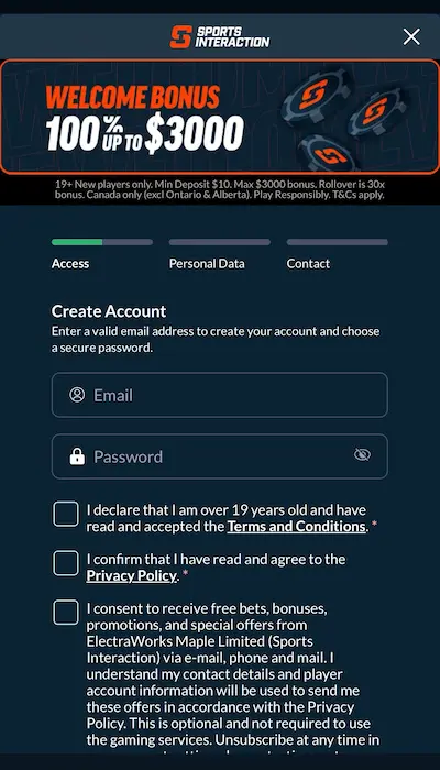 Bonus Sports Interaction Casino Canada - 3