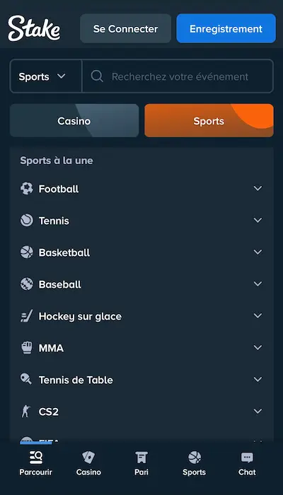 Offre Sports Stake Canada