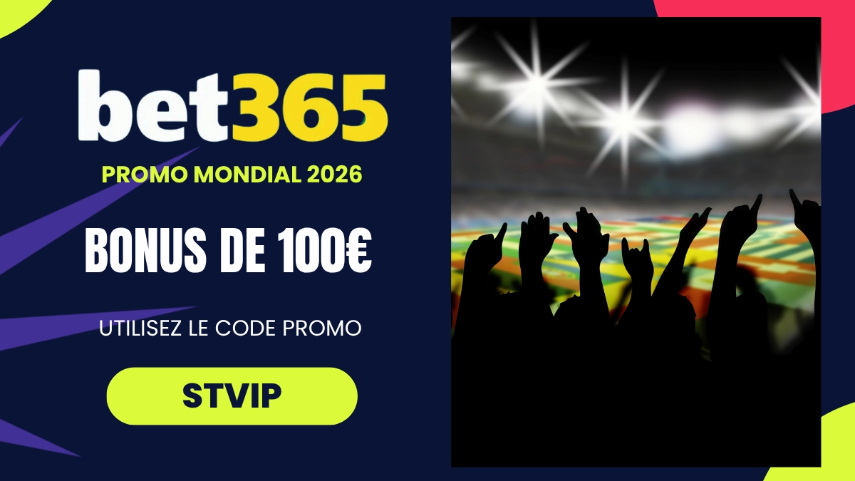 Promotion Coupe du Monde Bet365