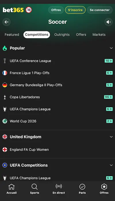 Bet365 Football