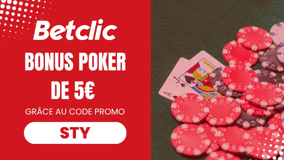Bonus Betclic Poker 100€