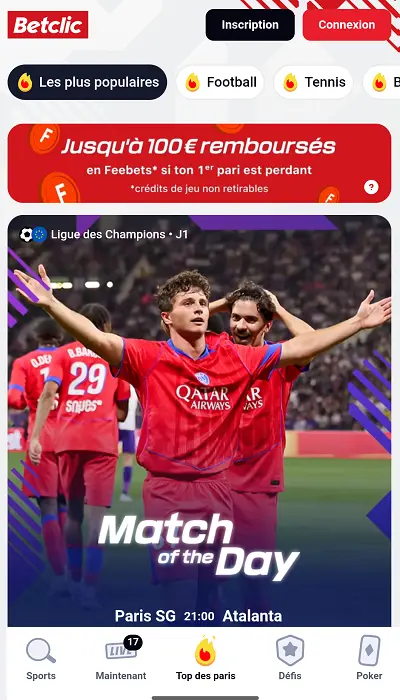Code Promo Betclic - 1