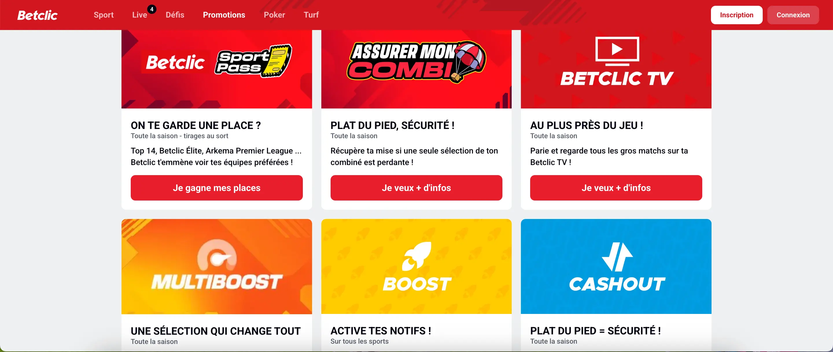 Promotions Betclic