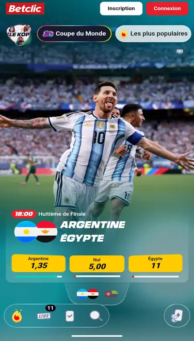 Test Application Betclic - 1