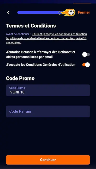 Code Promo Betsson - 4