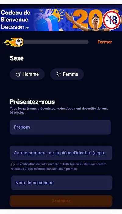 Code Promo Betsson - 2