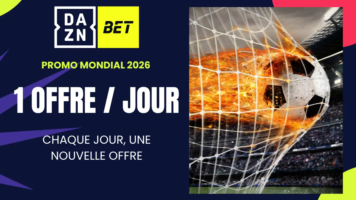 Promo DAZNBet 1 Offre par Jour