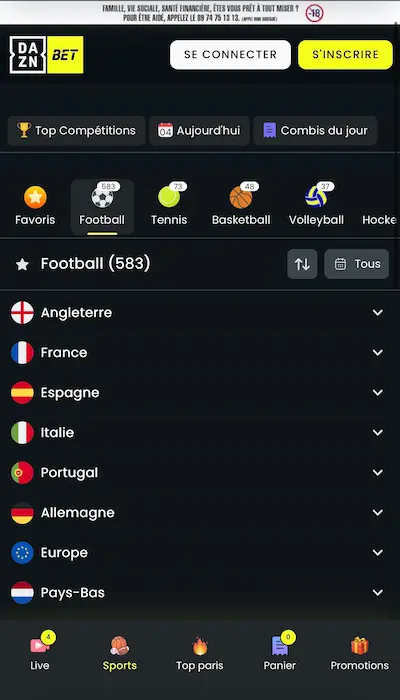 DAZN Bet Football