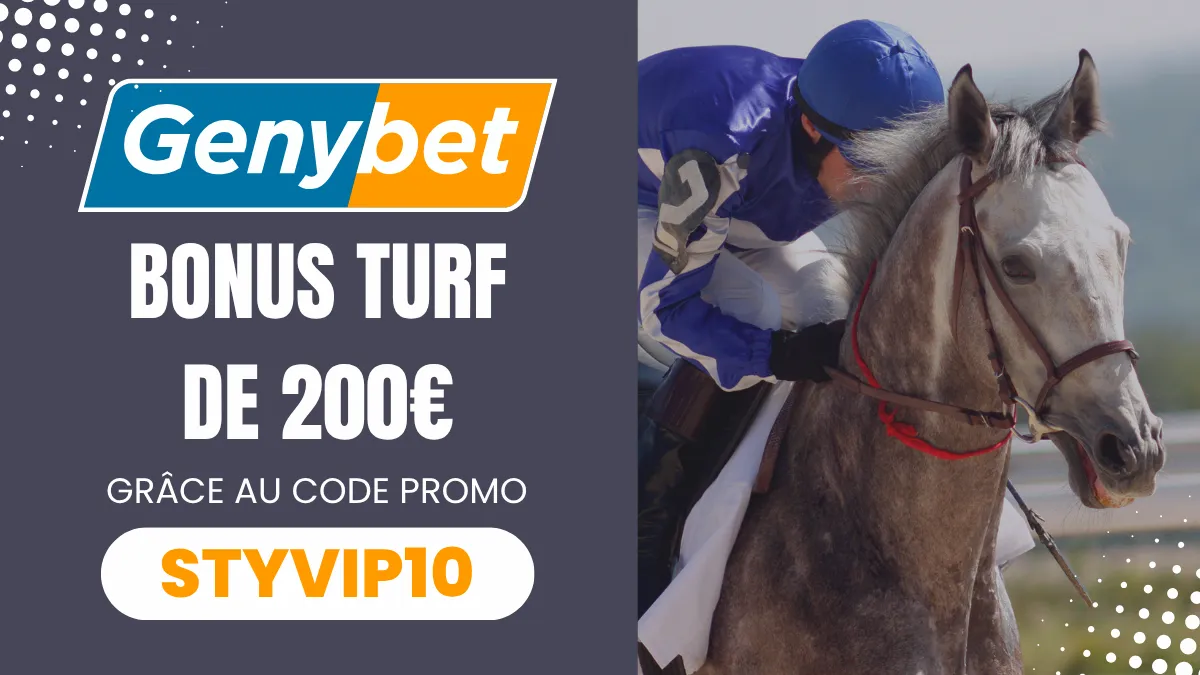 Promotion Genybet - Bonus Turf
