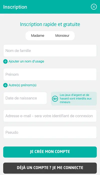 Application Genybet - 3