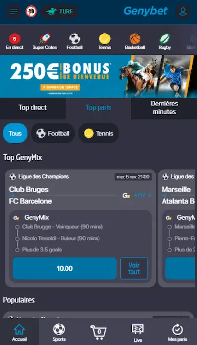 Inscription Genybet - Page 1