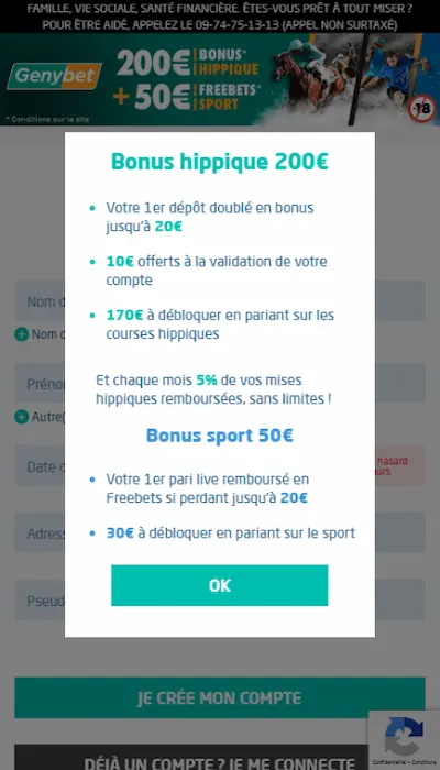 Inscription Genybet - Page 2